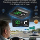 🚗🛡️ Autós HUD GPS sebességmérő –👀 Vezetés közben a szemed az úton maradhat, a sebességadatok pedig a szélvédőn jelennek meg ✨