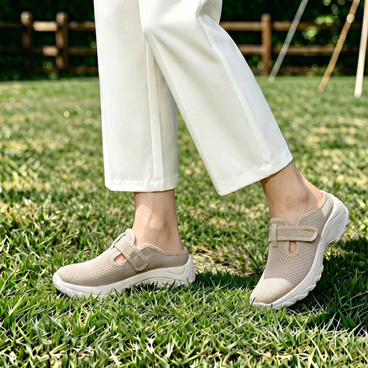 👟☁️ Női kényelmes járócipő emelő hatással – Légáteresztő, könnyű, puha talp ✨