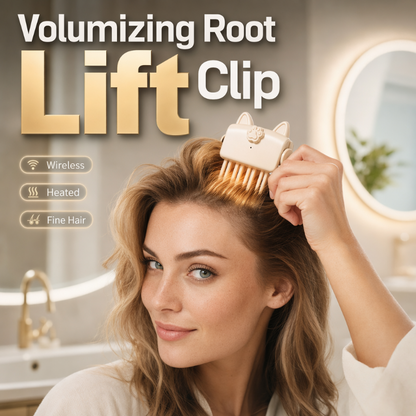 🔥💇‍♀️ Több mint 10 000 darabot adtak el！！Vezeték nélküli, fűtött volumennövelő csat, hordozható utazó hajformázó eszköz vékonyszálú hajra ✨