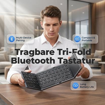 ⌨️✨ Összecsukható Bluetooth-billentyűzet érintőpaddal 📱