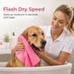 🛁♻️ Kisállat törölköző Tartós sokoldalú Többször mosható –💧 Búcsú az eldobható hulladéktól 🐾