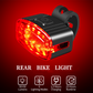 🚲✨ Újratölthető kerékpár első és hátsó lámpa 💡