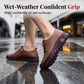 Women Genuine Leather Casual Shoes Hand-Stitched Loafers