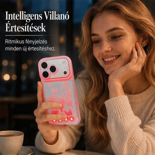 📱🦋 LED-es világító pillangós telefontok 💡