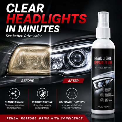 💡🚗 Fényszórókarcolások és sárgulás elleni javító spray ✨