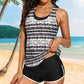 👙🌺 Női kényelmes mintás bikini 3 darabos szett 🏖️