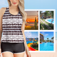👙🌺 Női kényelmes mintás bikini 3 darabos szett 🏖️
