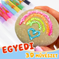 🖊️🎨 DIY buborékos pattogatott kukorica varázsceruza – 🍿 egy mozdulattal 3D-hatás✨