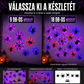 🕷️💡 Pók matrica LED világítás – Búcsú a sötét unalomtól 🎨
