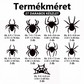 🕷️💡 Pók matrica LED világítás – Búcsú a sötét unalomtól 🎨