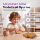 👩‍👧🎨 Gyermekeknek szánt elektromos fazekaskorong, DIY agyagkészítő készlet ✨