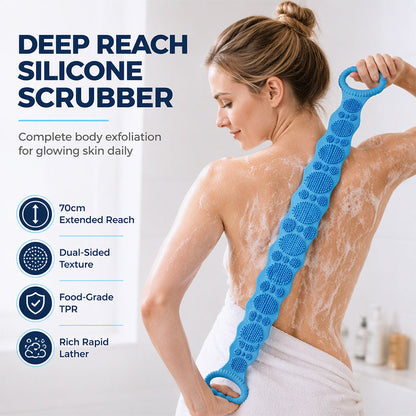 🧼 Long-Reach TPE Bath Strap for Back, Neck & Feet
