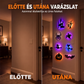 Halloween sötétben világító fali matricák