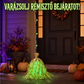 🧹 Halloween elektromos boszorkányseprű díszítés – Világító, mozgó dekoráció – Utánvét ✨