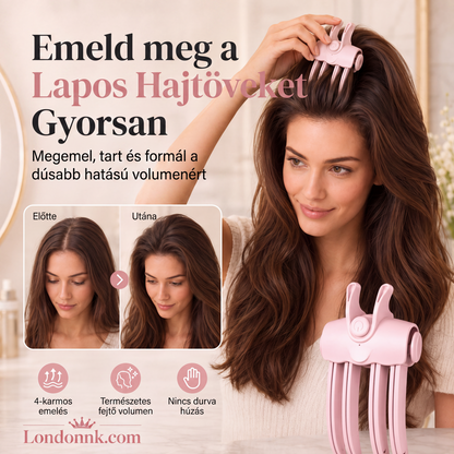 👱‍♀️✨ Hajgyökér-emelő készülék –🚀 Pár másodperc alatt formáz 📦
