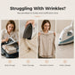 Mini 2-in-1 Handheld Garment Steamer & Iron