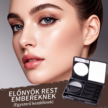 Három funkció egyben – gyorsan elkészíti a teljes szem sminket, rendetlen sminktáska nélkül – 3 az 1-ben szem smink bélyegző készlet – Utánvéttel! 💄