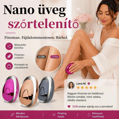 Véget vet a borotválkozás okozta bőrsérüléseknek és a fájdalmas gyantázásnak – kíméletes alternatíva minden napra – Kíméletes kristály szőrtelenítő toll – Utánvéttel! 💎