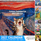 Vidám macskamémek egész évre – minden hónapban új humor és báj az otthonodba – 2027-es Vicces Macska Mém Naptár – Utánvéttel! 🐱