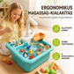 Kiváló minőségű ABS műanyag és fejlett vízálló tömítés – tartós, biztonságos, ellenáll a mindennapi játéknak – 7 az 1-ben gyermek konyhai mosogató játék – Utánvéttel! 🛡️