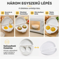 Kevesebb mint 3 perc alatt meleg reggeli – forgalmas reggeleken is tápláló étel – 2 az 1-ben omletkészítő és tojástartó főzőedény – Utánvéttel! ⏱️