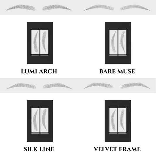 Másodpercek alatt tökéletesen szimmetrikus szemöldök – kezdőknek és sietőseknek is ideális – Vízálló microblading hatású szemöldökbélyegző készlet – Utánvéttel! ⏱️