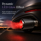 Dinamikus LED fényeffekt – a beépített lámpa megvilágítja a kipufogógázt, lánghatást keltve – LED-es autó kipufogóvég – Utánvéttel! 💨