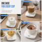 Kéz nélküli keverés, kanál nélkül, egyenletes kávé – Mágneses lebegő keverőalap – Utánvéttel! ☕